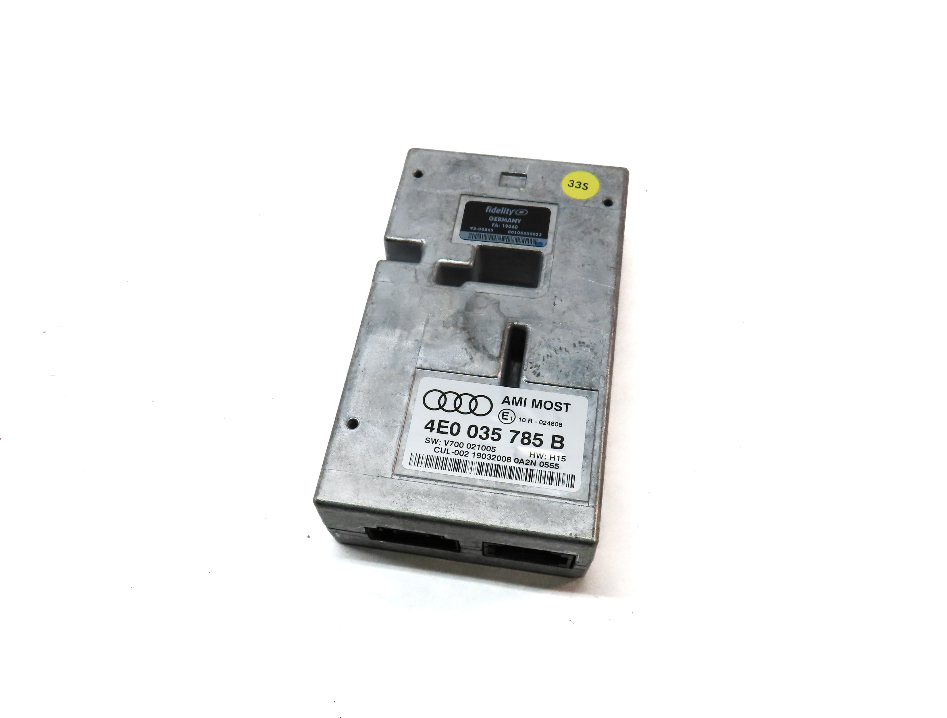 2008 AUDI Q7 (4L) RADIO STEREO AUDIO MUSIC IPOD INTERFACE CONTROL MODULE — exact item pictured